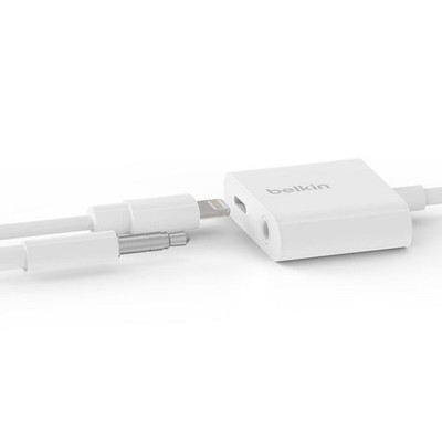 Belkin F8J212 3.5mm Audio + Charge RockStar Adapter for iPhone | eBay