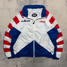 Vintage 90s Adidas Windbreaker Jacket L/XL Men’s Embroidered Logo