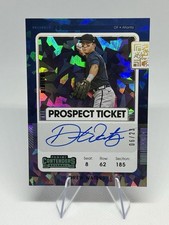 2021 Drew Waters Panini Contenders Cracked Ice Auto /23 Prospect Ticket Rookie