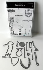 Stampin Up CLUBHOUSE stamps GOLF CLUB Dies Dad Fathers Day Birthday