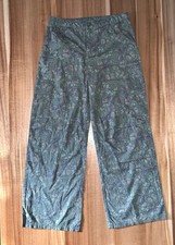 Art Class Junior Girls Cargo Pants Green Butterfly Pattern Pockets Size XL 14
