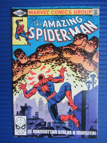 AMAZING SPIDER-MAN # 218 - (NM) -IN MANHATTAN STALKS A MONSTER-J.JONAH-M.JANE