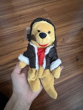 Ty Disney Beanie Baby Winnie The Pooh Pilot Collectible