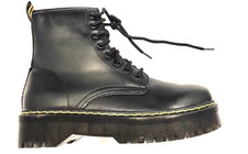 SCARPE DONNA CON LACCI CHELSEA BOOTS TRONCHETTI PLATFORM SCAPONCINI