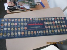 THE ESSO COLLECTION OF FOOTBALL CLUB BADGES 1970's Complete Creased