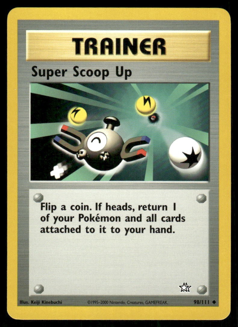 Pokemon Tcg Super Scoop Up #98 Pokemon Neo Genesis LP
