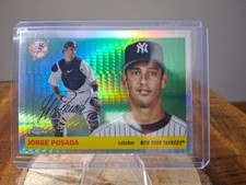 2025 Topps Chrome Platinum Jorge Posada Prism Refractor #422 Yankees