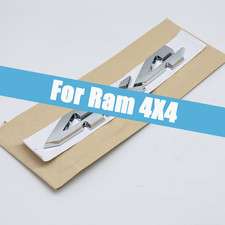 Fits For Ram 1500 4X4 Tailgate Emblem Chrome Liftgate Badge Truck Nameplate