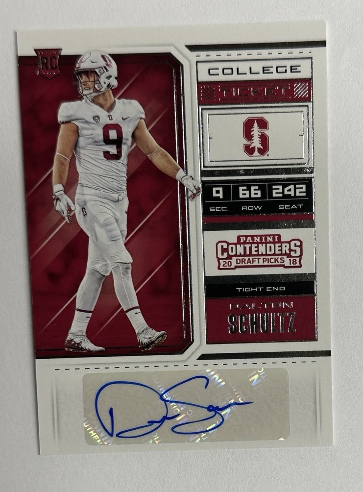 Dalton Schultz Panini Contenders Draft Picks #167 Autograph