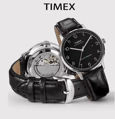 TIMEX Waterbury Classic Automatic Analog Black Dial TW2T70000, 40mm, ungetragen