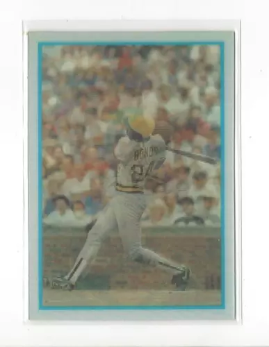 1986 Sportflics Rookies #13 Barry Bonds Rookie Giants Pirates