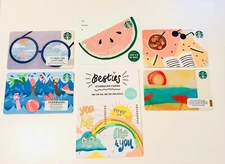 STARBUCKS SUMMER Gift Card Collections NEW- Choose ONE or More