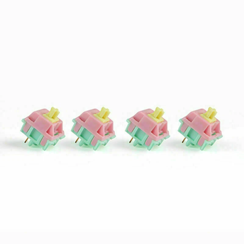 Mechanical Keyboard MX Linear Pastel Cream Custom Switches for Smooth Typing