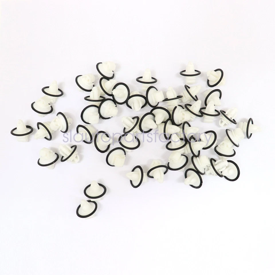 50Pcs For Mercedes-Benz Sprinter 3500XD 2021 White Center Molding Clip - Image 4 of 4