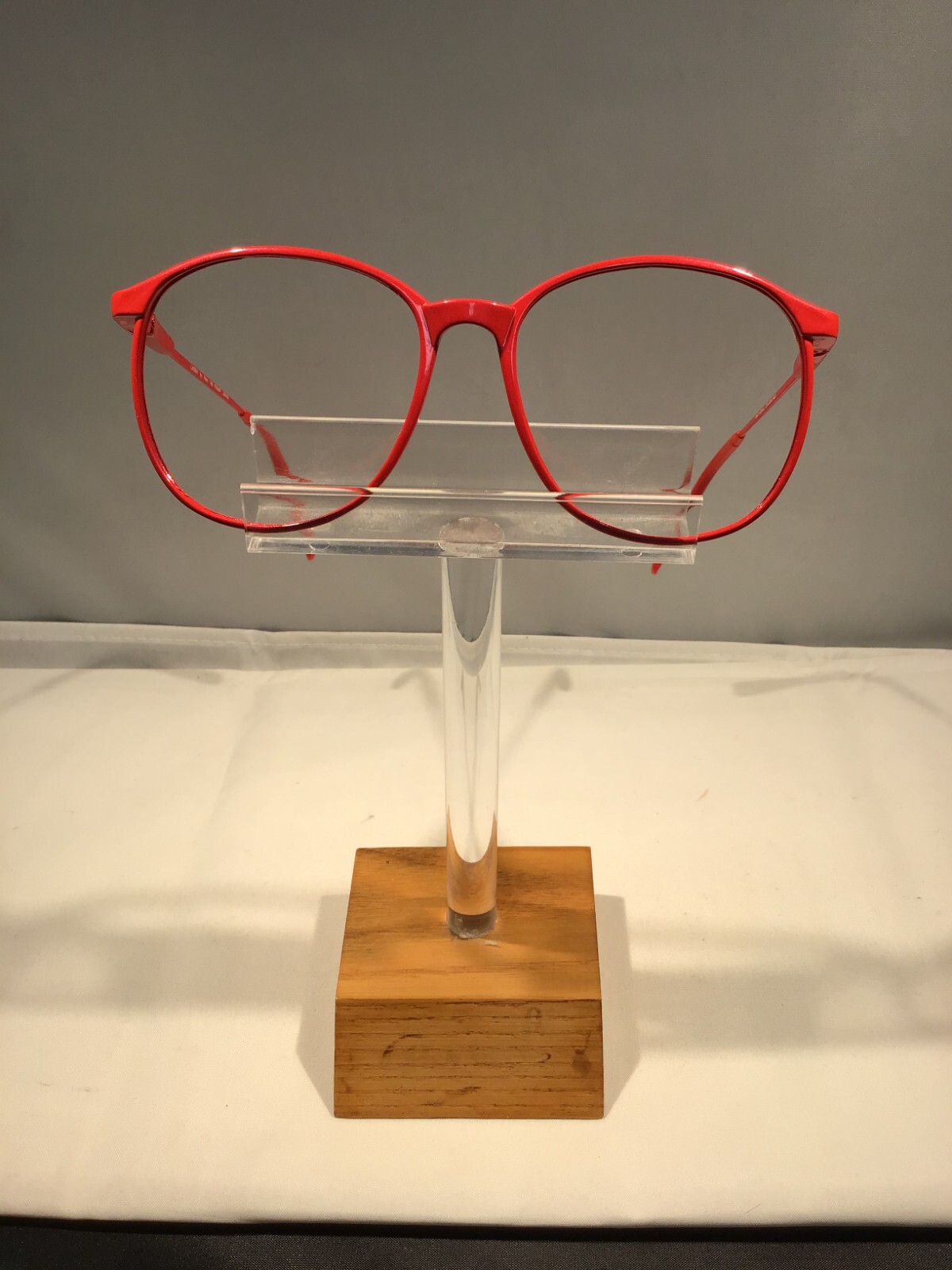 New Vintage Rem Eyeglasses LASER red gloss 57/18mm14… Gem