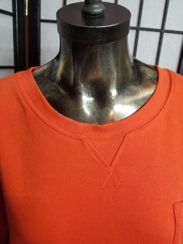 ST. JOHN'S BAY Sweatshirt Women's Unisex Spicy Orange XL Pocket (See Desc) - Picture 2 of 7