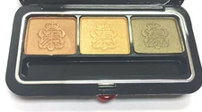 Borghese Satin Shadow Milano Trio # 04 Splend'Oro Green and brown New in Box