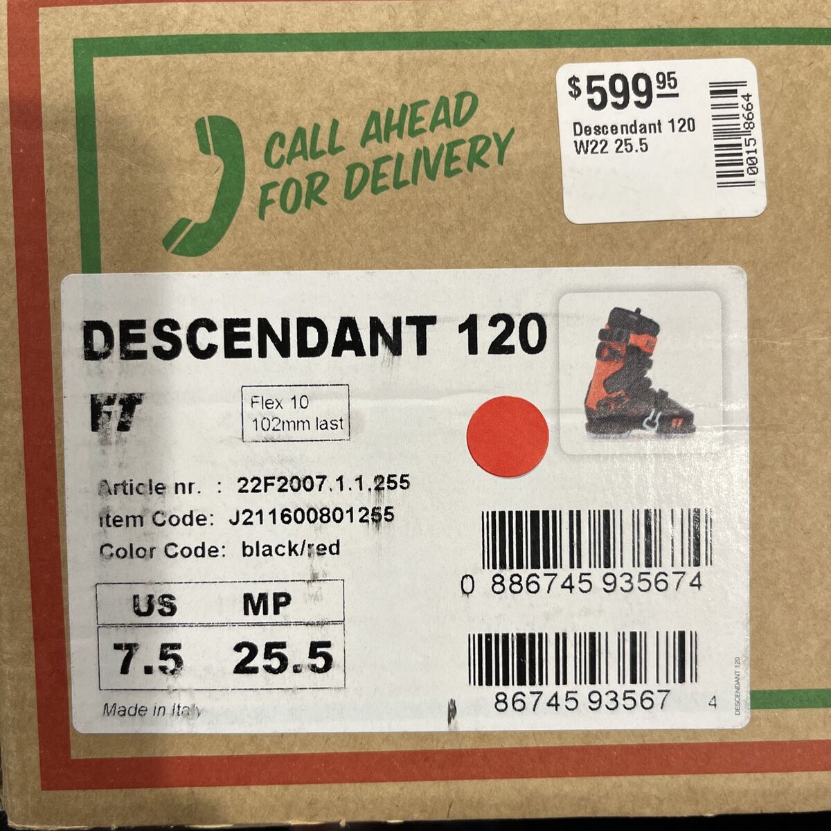 Full Tilt Descendant 120 Size 25.5 Men's Ski Boots | eBay Full Tilt Descendant 120 Size 25.5 Men's Ski Boots | eBay