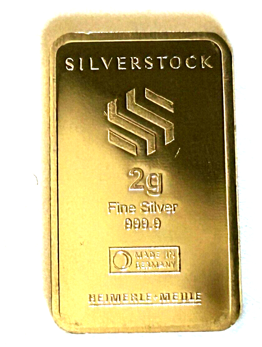 2 GRAM SILVER BAR. eBay