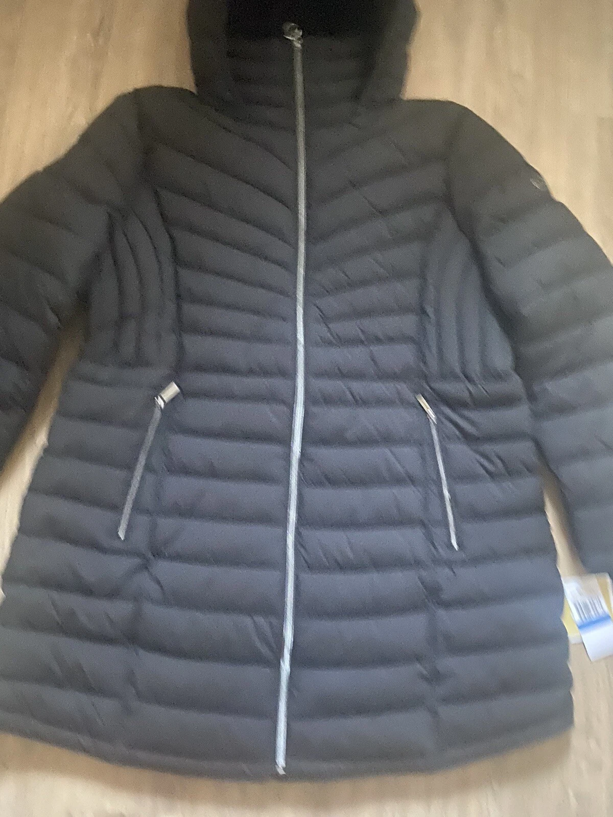 Cappuccio XL Michael Kors donna nero buffer ultraleggero XL prolungato