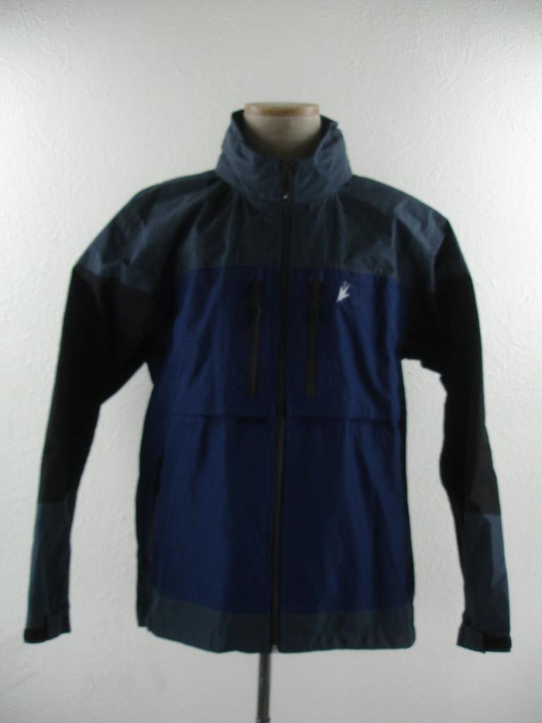 Men's sz S Frogg Toggs Toadz Anura Dust Blue Carbon Waterproof Rain Jacket  Parka