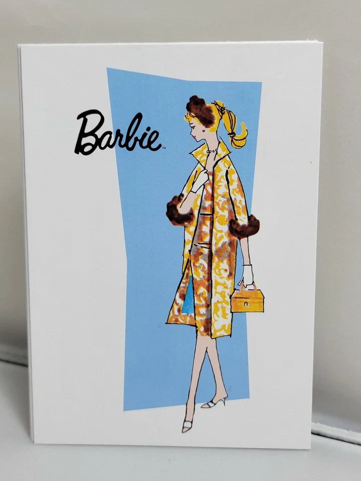 Cuadernos y sobres de moda Barbie tamaño pequeño - 20 tarjetas y 20 sobres NUEVO Foto 3 de 4