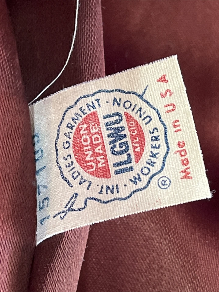 Abrigo largo vintage Betty Rose marrón oscuro sedoso imitación piel/piel sintética sin etiqueta de talla Foto 3 de 4