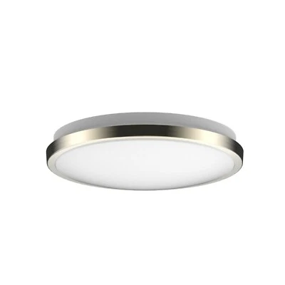 LED Ceiling Lights Flush Mount Brushed Nickel 1200 Lumens Adjustable Brightness