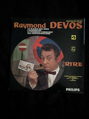 Vinyl 45 Touren Raymond Devos le pleasure des Sens l horoscope, le français Consc