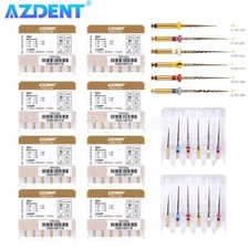 10X Dental Endo Rotary Files Gold Taper Root Canal Niti K-File Engine SX-F3 25mm