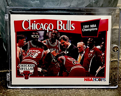 Michael Jordan Card First Championship Team 90’s AUTHENTIC BULLS JERSEY  #23