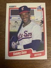 Absolute Mint Beautiful 1990 Fleer #548. Sammy Sosa. Rookie. Rc Card Chicago Sox