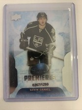 Kevin Gravel 2016-17 UD Ice Premieres #0267/1299 C'D #134