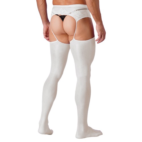 Herren Strumpfhalter Strümpfe Nahtlos Leggings Skinny Nachtwäsche Crossdresser Sexy - Bild 16 von 106