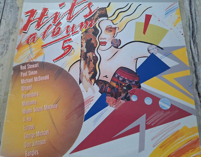 HITS ALBUM 5 - COMPILATION 2 x LP VINYL / WEA - HITS 5 / 1986