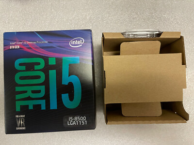 i5-8500 empty box, No CPU