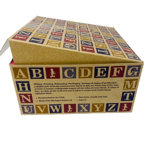 Uncle Goose Wooden Language French Blocks Hand Crafted Made in the USA-NEW - Picture 5 of 12