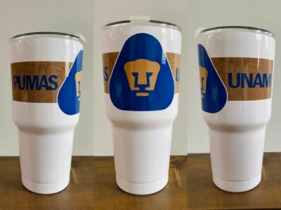 30oz Stainless Steel Tumbler Pumas UNAM Termo  Cup Message me to add a name 