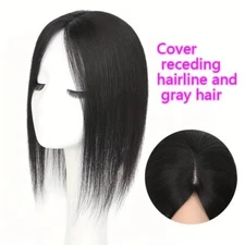 Hair Patch for Women with Long Hair Top of Head Filler Real Human Hair