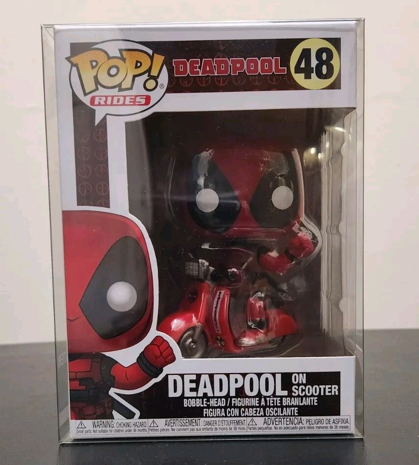 FunkoPop！48 DEAD POOL on scooter Funko Pop! Rides: Marvel - Deadpool on Scooter #48