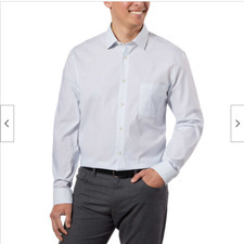 Calvin Klein Men  s Comfort Dress Shirt SIZE 15-15 1/2 SLEEVE 34-35