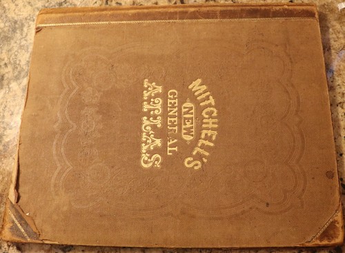 1860 Nova Scotia, New Brunswick Mitchell's map 15.4" x 12.6" Antique - Authentic - Picture 2 of 3