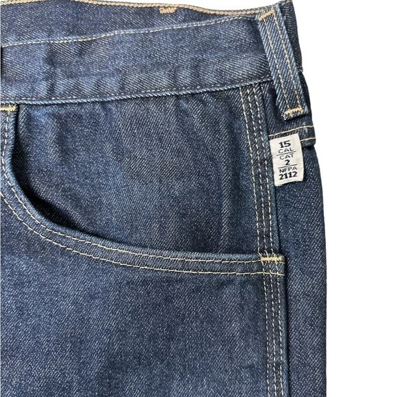 Tyndale 防火牛仔裤尺寸 36x32 全新带标签! — 第 4/4 张图片