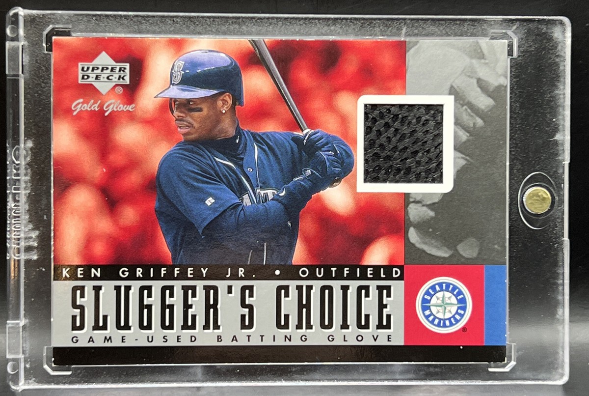 2001 UD Sluggers Choice Ken Griffey Jr Game Used BATTING GLOVE NM #sc-kgm - Main Image