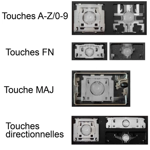Touche de Clavier Français pour HP ProBook 450 G6 455 G6 455R G6 / G7