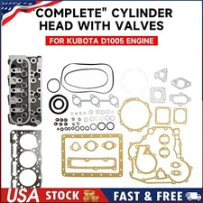 Complete Cylinder Head With Valve Spring & Full Gasket Kit For Kubota D1005 U