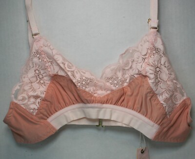 Free People Bra HAH Lounge Bralette Copper Rose Small
