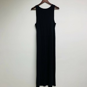 black sleeveless maxi dress casual