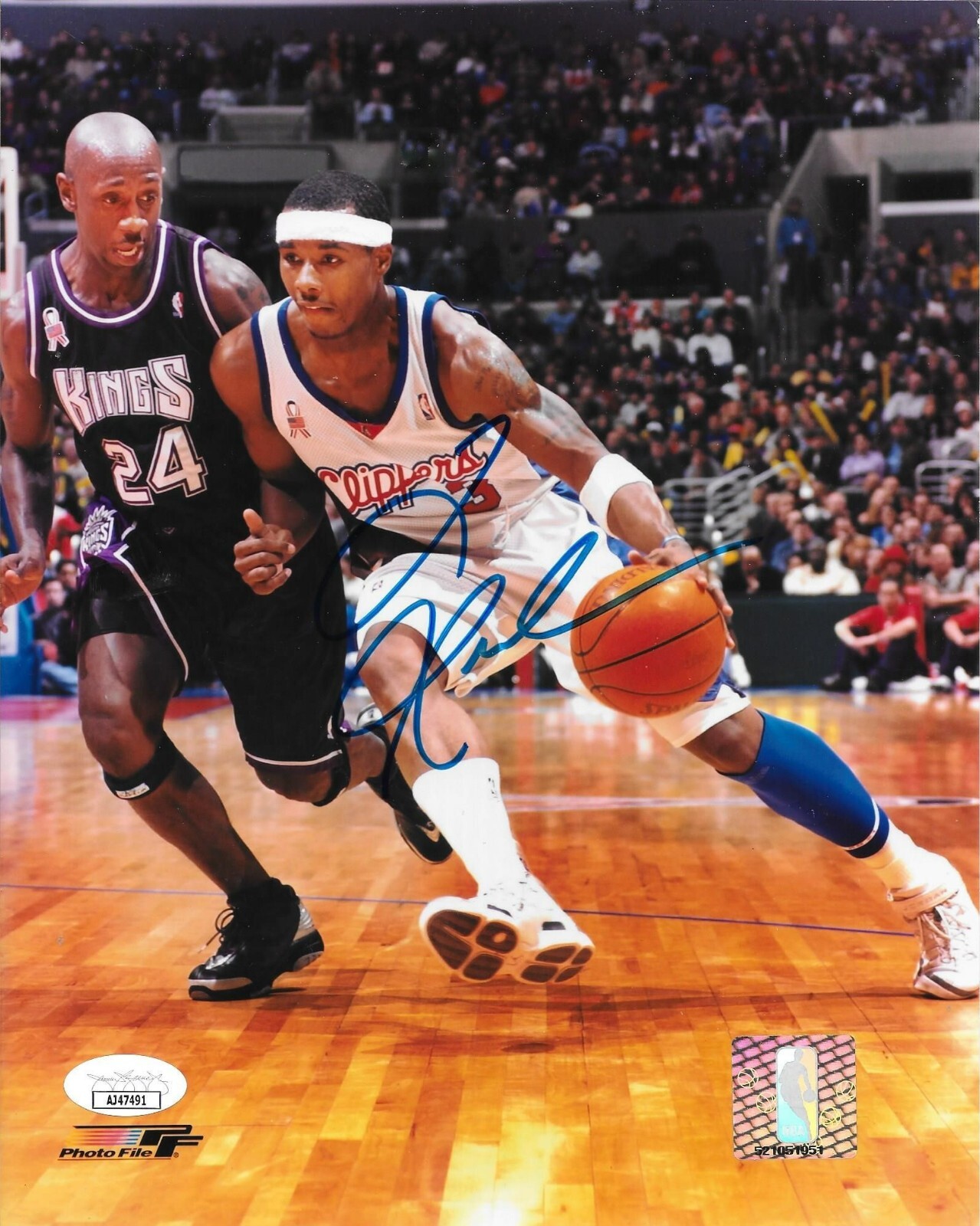 Quentin Richardson Autographed Signed Los Angeles Clippers LA 8x10 photo JSA 