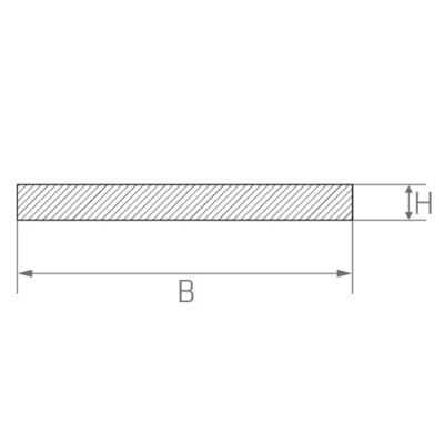 V4A Edelstahl Flachdraht Ribbon 0.8x0.2mm – 10 Meter Heizleiterdraht | AWG 25, 4.7 Ohm/m